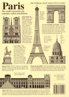 Paris Pictorial Map and City Guide -  Anthony Harvey