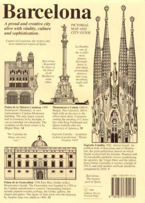 Barcelona Pictorial Map and City Guide -  Anthony Harvey