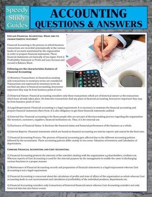 Accounting Questions & Answers -  Speedy Publishing LLC