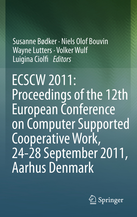 ECSCW 2011: Proceedings of the 12th European Conference on Computer Supported Cooperative Work, 24-28 September 2011, Aarhus Denmark - 