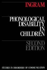 Phonological Disability in Children - David Ingram