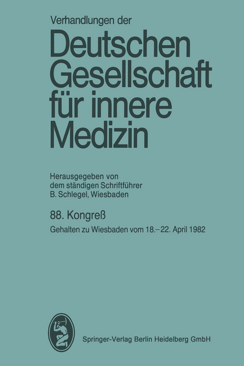 88. Kongreß - Professor Dr. Bernhard Schlegel