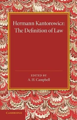 The Definition of Law - Hermann Kantorowicz