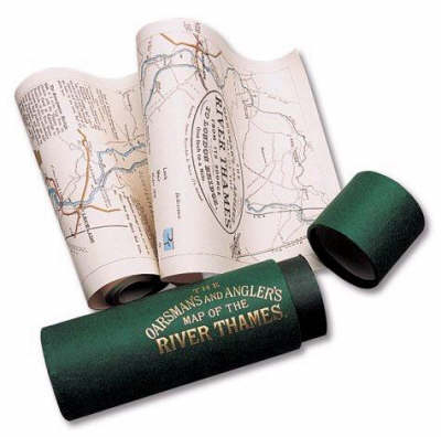 The Oarsman's and Angler's Map of the River Thames 1893 - Ernest George Ravenstein