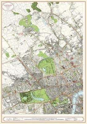 London Street Map 1863 - North West - Edward Stanford