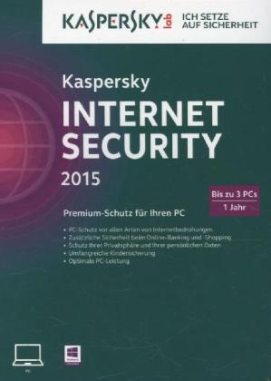 Kaspersky Internet Security 2015, 3 Lizenzen, 1 CD-ROM