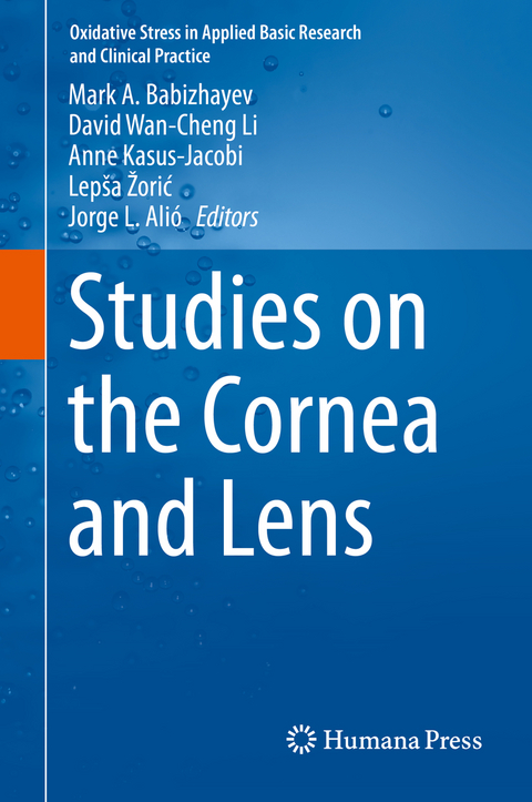 Studies on the Cornea and Lens - 