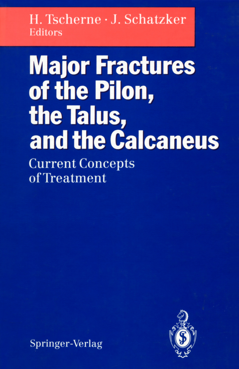 Major Fractures of the Pilon, the Talus, and the Calcaneus - 