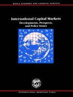 International Capital Markets - International Monetary Fund