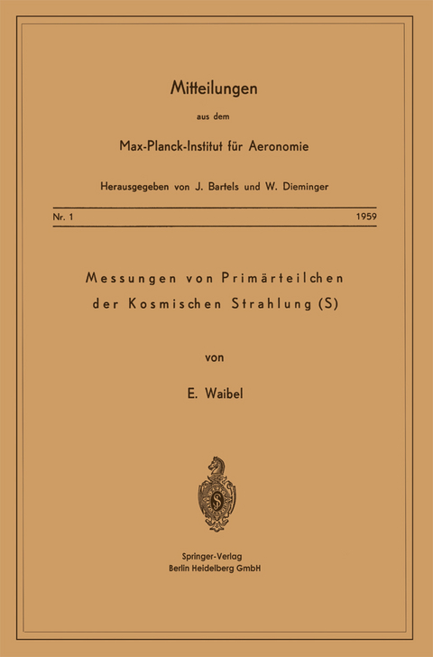 Messung von Primärteilchen der Kosmischen Strahlung (S) - Eberhard Waibel