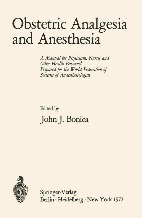 Obstetric Analgesia and Anesthesia - 