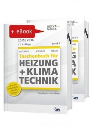 Recknagel - Taschenbuch für Heizung + Klimatechnik 77. Ausgabe  2015/16 - 
