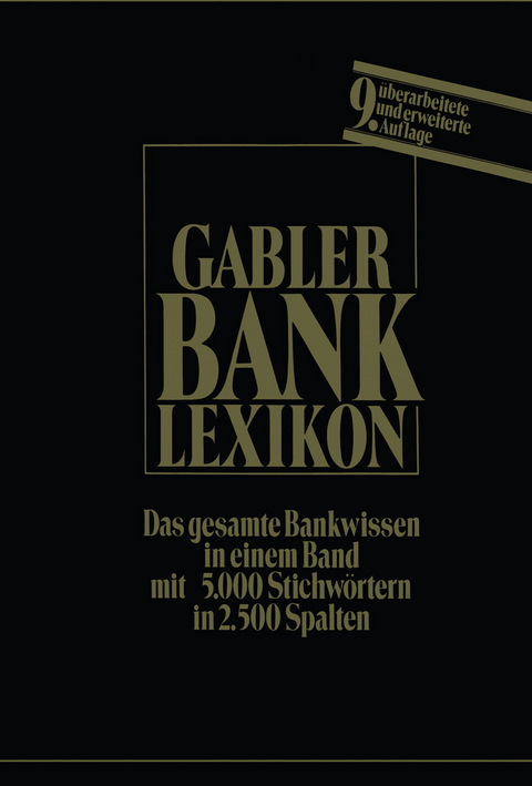 Bank-Lexikon - 