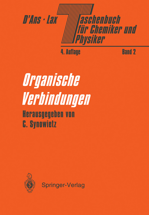 Taschenbuch für Chemiker und Physiker - 