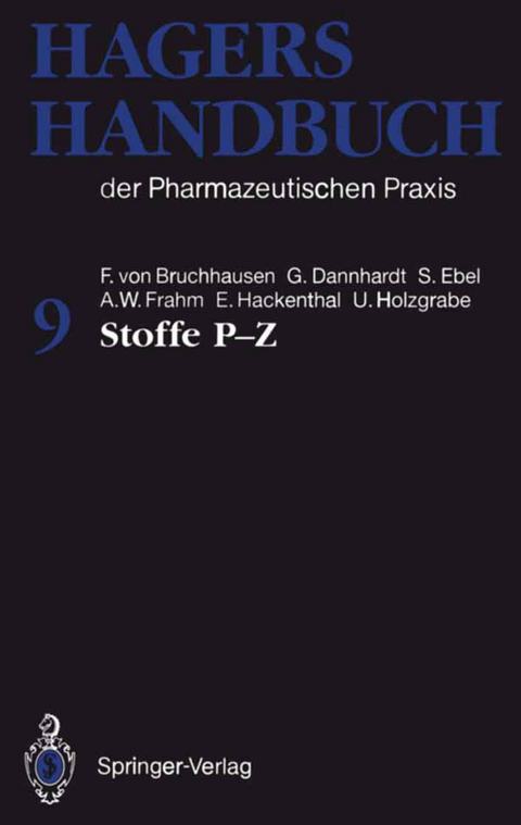 Hagers Handbuch der Pharmazeutischen Praxis - 