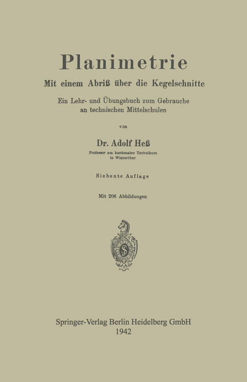 Planimetrie - Adolf Hess