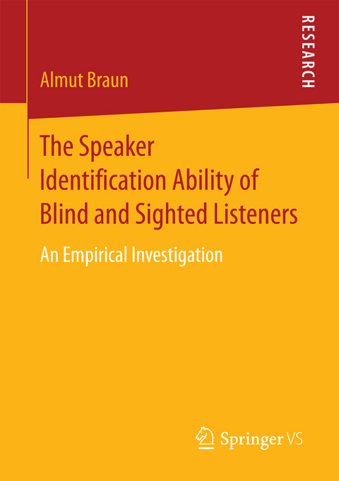 The Speaker Identification Ability of Blind and Sighted Listeners - Almut Braun