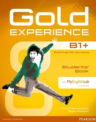 Gold Experience B1+ Students' Book for DVD-ROM and MyLab Pack - Carolyn Barraclough, Megan Roderick