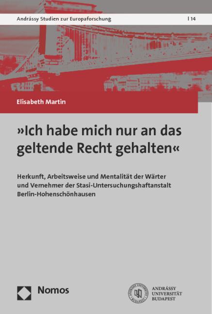 "Ich habe mich nur an das geltende Recht gehalten" - Elisabeth Martin