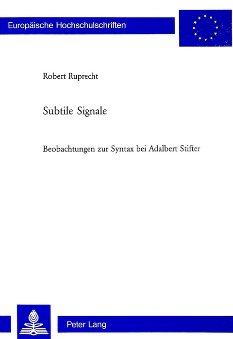 Subtile Signale - Robert Ruprecht