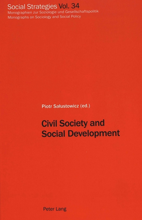 Civil Society and Social Development - 