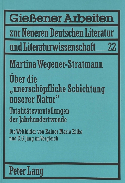 Über die «unerschöpfliche Schichtung unserer Natur» - Martina Wegener