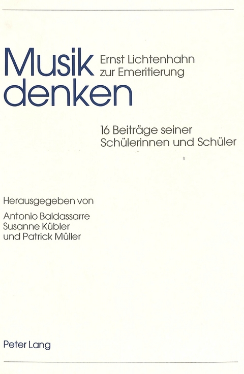 Musik denken - 