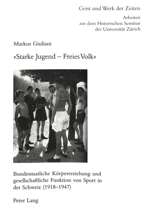 «Starke Jugend – Freies Volk» - Markus Giuliani