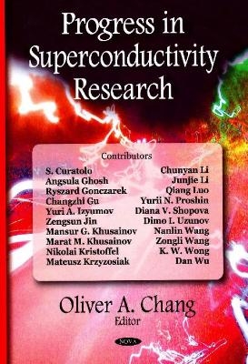 Progress in Superconductivity Research - 