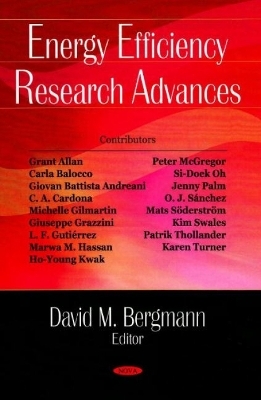 Energy Efficiency Research Advances - 