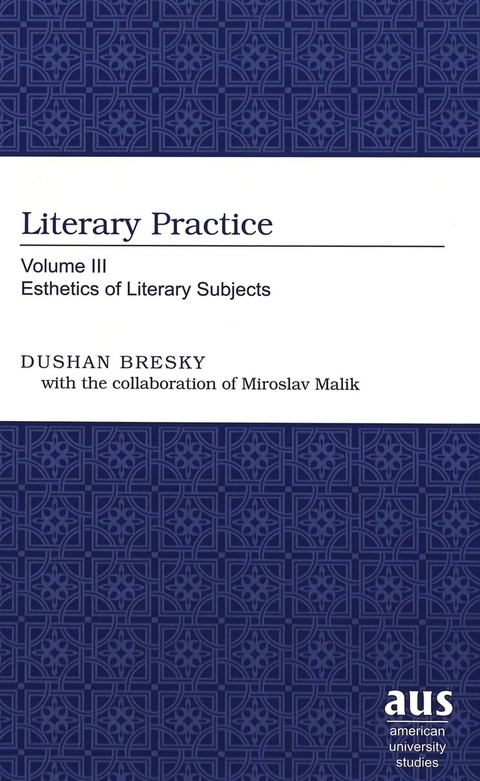 Literary Practice - Dushan Bresky, Miroslav Malik