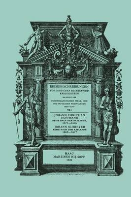 Reise nach dem Kaplande, nach Mauritius und nach Java 1671–1676 -  Johann Christian Hoffmann