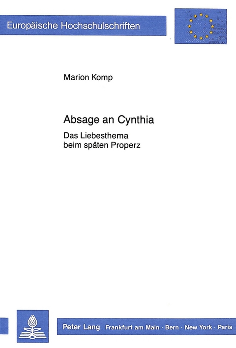 Absage an Cynthia - Marion Komp