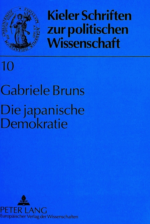 Die japanische Demokratie - Gabriele Bruns