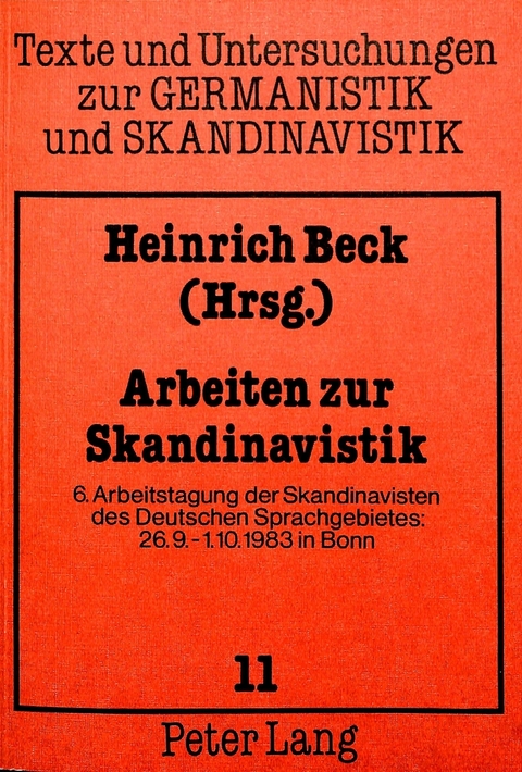 Arbeiten zur Skandinavistik