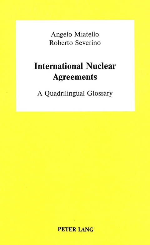 International Nuclear Agreements - Angelo Miatello