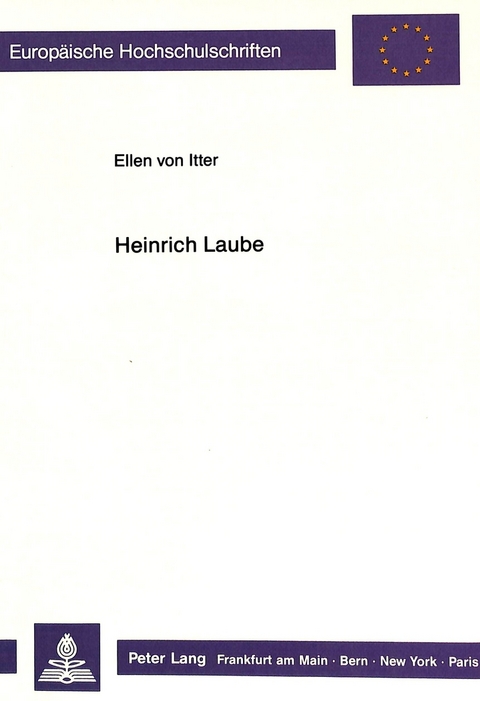 Heinrich Laube - Ellen von Itter