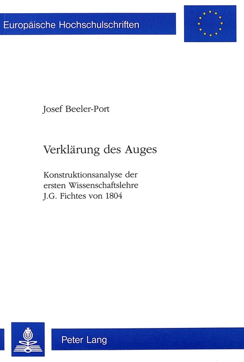 Verklärung des Auges - Josef Beeler-Port