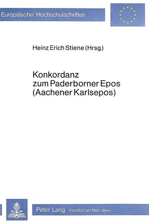 Konkordanz zum Paderborner Epos (Aachener Karlsepos)