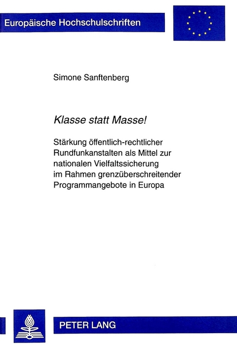 «Klasse statt Masse!» - Simone Sanftenberg