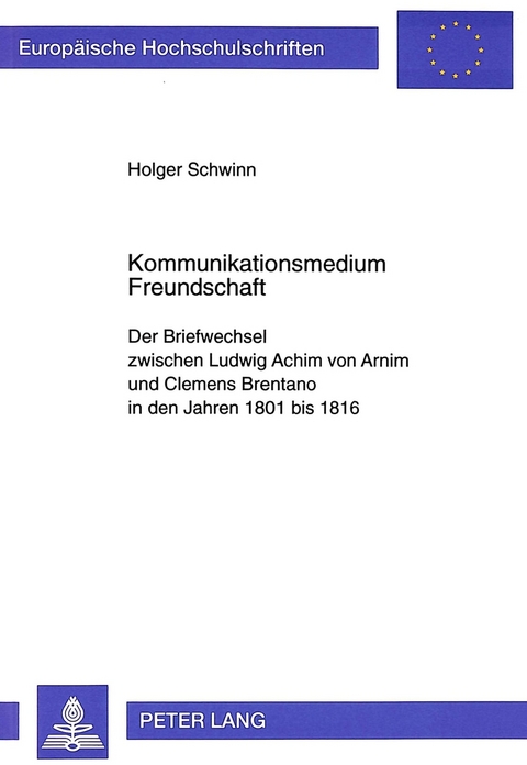 Kommunikationsmedium Freundschaft - Holger Schwinn