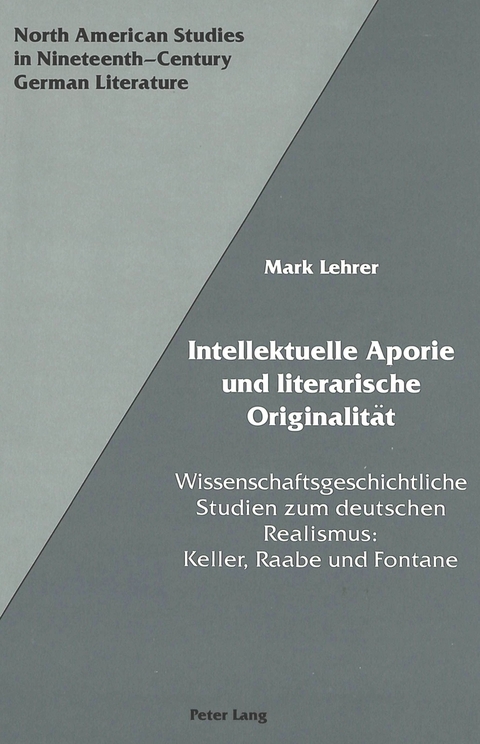 Intellektuelle Aporie und Literarische Originalitaet - Mark Lehrer