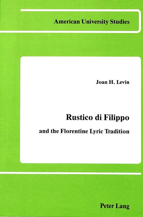 Rustico di Filippo - Joanna Levin