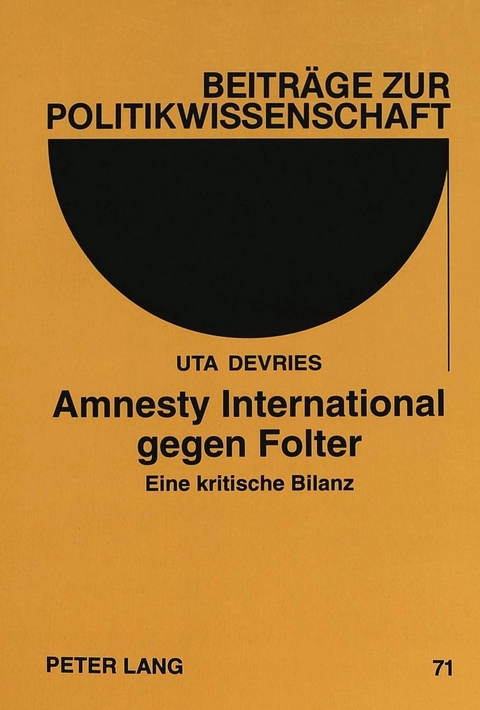Amnesty International gegen Folter - Uta Devries