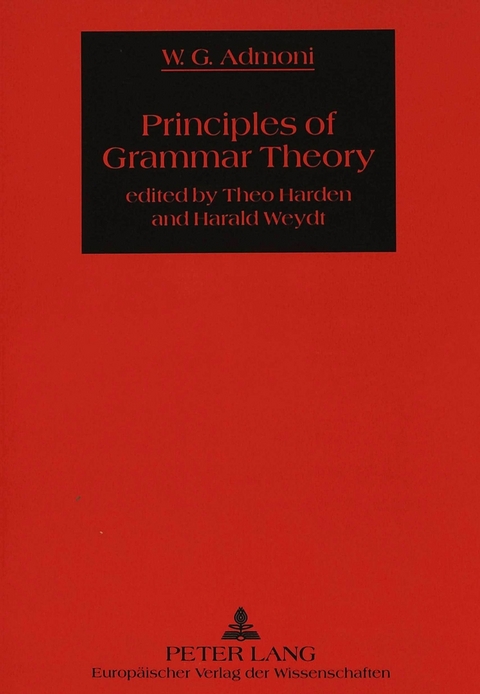 Principles of Grammar Theory - Theo Harden