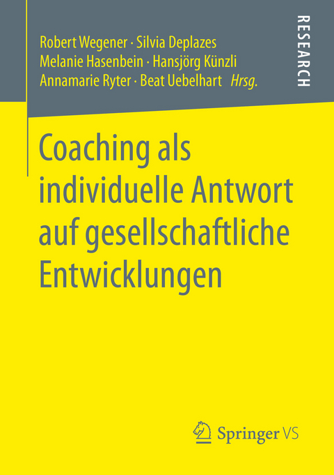 Coaching als individuelle Antwort auf gesellschaftliche Entwicklungen - 