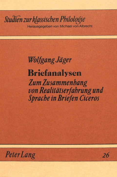 Briefanalysen - Wolfgang Jäger