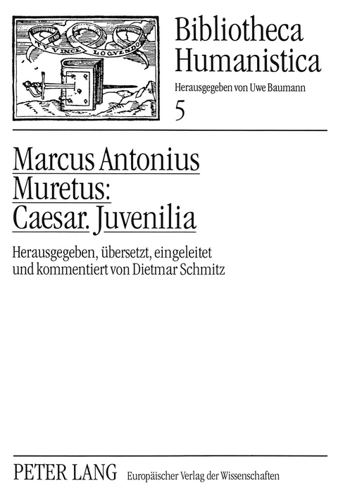 Caesar. Juvenilia. - Dietmar Schmitz