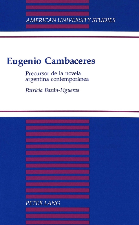 Eugenio Cambaceres - Patricia Bazan-Figueras