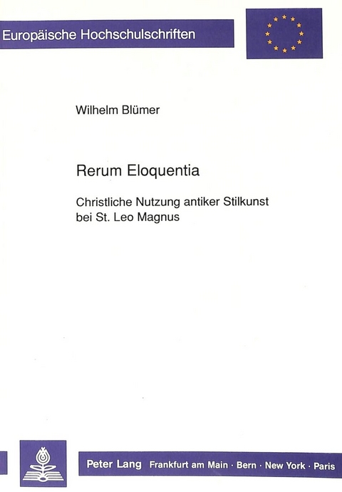 Rerum Eloquentia - Wilhelm Blümer